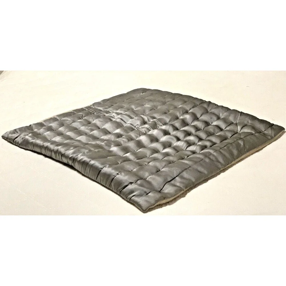 Portico Quilted Euro Sham Slate Gray Silk Blend 26